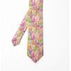 Ambesonne Multicolor Modern Men’s Tie(Pink Green)