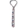 Ambesonne Multicolor Modern Men’s Tie(Rust Blue)