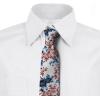 Ambesonne Multicolor Modern Men’s Tie(Rust Blue)