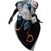 Ambesonne Unisex Bandana(Black Blue)