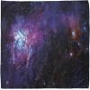 Ambesonne Unisex Bandana(Black Purple)