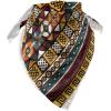 Ambesonne Unisex Bandana(Burgundy Yellow)