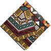 Ambesonne Unisex Bandana(Burgundy Yellow)