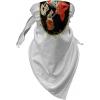 Ambesonne Unisex Bandana(White Black)