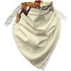 Ambesonne Unisex Bandana(White Teal)