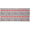 Ambesonne Unisex Multicolor Face and Neck Warmers(Black Stripes Circles)