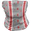 Ambesonne Unisex Multicolor Face and Neck Warmers(Black Stripes Circles)