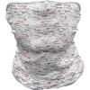Ambesonne Unisex Multicolor Face and Neck Warmers(Calligraphy Hearts Stars)