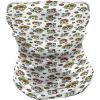 Ambesonne Unisex Multicolor Face and Neck Warmers(Dead Sugar Skull Flowers)