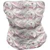 Ambesonne Unisex Multicolor Face and Neck Warmers(Floral Travel)