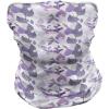 Ambesonne Unisex Multicolor Face and Neck Warmers(Foliage Leaves Purple)