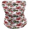 Ambesonne Unisex Multicolor Face and Neck Warmers(Hibiscus Exotic Flora)