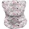 Ambesonne Unisex Multicolor Face and Neck Warmers(Love in Paris Bridal Pink)