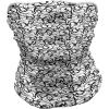 Ambesonne Unisex Multicolor Face and Neck Warmers(Monochrome Leaves Garden)