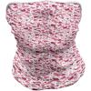 Ambesonne Unisex Multicolor Face and Neck Warmers(Pinkish Curls Soft Hearts)