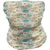 Ambesonne Unisex Multicolor Face and Neck Warmers(Retro Doodle Cheerful)