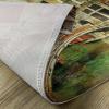 Ambesonne Venice Place Mats Set of 4, Vintage Art Painting Style Historic Venetian Landscape Print, Washable Fabric Placemats for Dining Table, Standard Size, Green Red