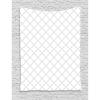 Ambesonne Grey Tapestry, Simple Monochrome Patterns Geometric Linked Forms on Plain Background Modern, Wall Hanging for Bedroom Living Room Dorm Decor, 40″ X 60″, White Gray