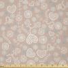 Ambesonne Mint Fabric by The Yard, Ornamental Floral Drawing with Hearts Leaves Romantic Valentines Anniversary, Stretch Knit Fabric for Clothing Sewing and Arts Crafts, 3 Yards, Blush Sky Blue White(Blush Sky Blue White)