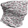Ambesonne Neck Warmer, Valentine’s Day Hearts, Grey White Hot Pink