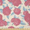 Ambesonne Romantic Fabric by The Yard, Valentine’s Day Style Rose Composition Love in Pastel Colors, Stretch Knit Fabric for Clothing Sewing and Arts Crafts, 1 Yard, Aqua Dark Coral Beige(Aqua Dark Coral Beige)