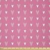 Ambesonne Vintage Valentine Fabric by The Yard, Repetitive Pattern with Tender Little Hearts, Stretch Knit Fabric for Clothing Sewing and Arts Crafts, 1 Yard, Pink Pale Pink and White(Pink Pale Pink and White)