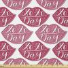 Ambesonne XOXO Fabric by The Yard, Hand Writing XOXO Day Lettering Colored Lips Love Valentine Print, Stretch Knit Fabric for Clothing Sewing and Arts Crafts, 3 Yards, Dried Rose Dark Pink(Dried Rose Dark Pink)