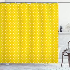 Ambesonne Fantasy Shower Curtain, Hot Air Balloons in The Clouds Dream Journey to Secret Paradise Romantic Design, Cloth Fabric Bathroom Decor Set with Hooks, 69″ W x 75″ L, Purple White(Yellow)