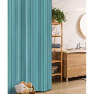 Ambesonne Fantasy Shower Curtain, Hot Air Balloons in The Clouds Dream Journey to Secret Paradise Romantic Design, Cloth Fabric Bathroom Decor Set with Hooks, 69″ W x 75″ L, Purple White(Fern Green Blue)