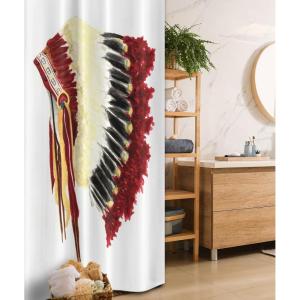 Ambesonne Fantasy Shower Curtain, Hot Air Balloons in The Clouds Dream Journey to Secret Paradise Romantic Design, Cloth Fabric Bathroom Decor Set with Hooks, 69″ W x 75″ L, Purple White(Ivory Black)