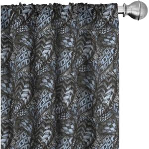 Ambesonne Floral Curtains, Roses for Valentine Love Team Holiday Celebration Botanical Artwork on Hue Back, Window Treatments 2 Panel Set for Living Room Bedroom, Pair of – 28″ x 95″, Dimgray Blush(Sea Blue Charcoal Grey)