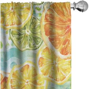 Ambesonne Floral Curtains, Roses for Valentine Love Team Holiday Celebration Botanical Artwork on Hue Back, Window Treatments 2 Panel Set for Living Room Bedroom, Pair of – 28″ x 95″, Dimgray Blush(Yellow Marigold and Green)