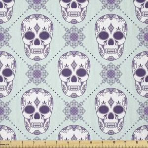 Ambesonne I Love You Fabric by The Yard, Happy Valentine’s Day in Hand Drawn Style Romance Relationship, Stretch Knit Fabric for Clothing Sewing and Arts Crafts, 10 Yards, Charcoal Grey(Blue Purple)