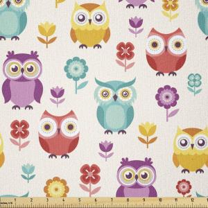 Ambesonne I Love You Fabric by The Yard, Happy Valentine’s Day in Hand Drawn Style Romance Relationship, Stretch Knit Fabric for Clothing Sewing and Arts Crafts, 10 Yards, Charcoal Grey(Purple Teal)
