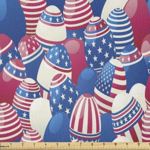 Ambesonne I Love You Fabric by The Yard, Happy Valentine’s Day in Hand Drawn Style Romance Relationship, Stretch Knit Fabric for Clothing Sewing and Arts Crafts, 10 Yards, Charcoal Grey(Navy Blue)