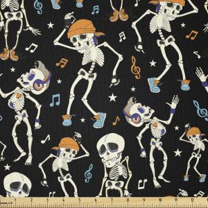 Ambesonne I Love You Fabric by The Yard, Happy Valentine’s Day in Hand Drawn Style Romance Relationship, Stretch Knit Fabric for Clothing Sewing and Arts Crafts, 10 Yards, Charcoal Grey(Charcoal Grey Multicolor)
