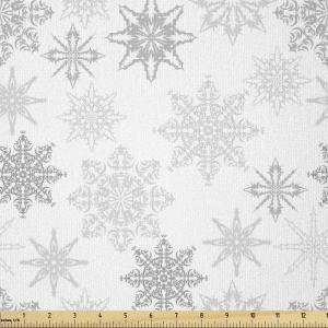 Ambesonne I Love You Fabric by The Yard, Happy Valentine’s Day in Hand Drawn Style Romance Relationship, Stretch Knit Fabric for Clothing Sewing and Arts Crafts, 10 Yards, Charcoal Grey(Grey White)