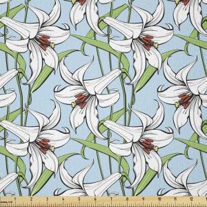 Ambesonne I Love You Fabric by The Yard, Happy Valentine’s Day in Hand Drawn Style Romance Relationship, Stretch Knit Fabric for Clothing Sewing and Arts Crafts, 10 Yards, Charcoal Grey(Aqua Green)