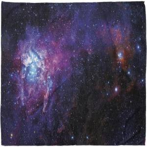 Ambesonne Unisex Bandana(Black Purple)