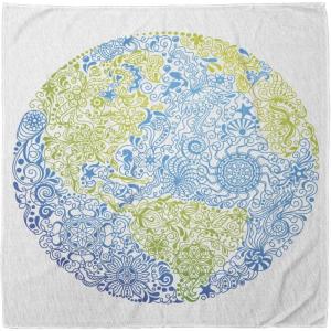 Ambesonne Unisex Bandana(Lime Green)
