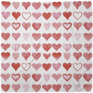 Ambesonne Unisex Bandana(Pink Red)