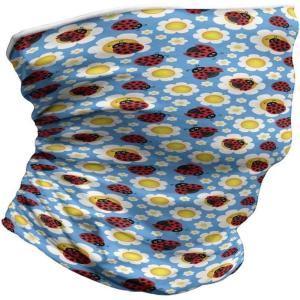 Ambesonne Unisex Multicolor Face and Neck Warmers(Abstract Daisies Bugs)
