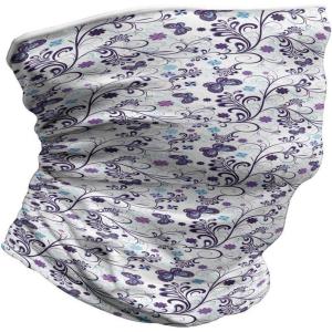 Ambesonne Unisex Multicolor Face and Neck Warmers(Butterflies and Swirls)