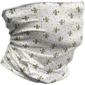 Ambesonne Unisex Multicolor Face and Neck Warmers(Cactus Plants in Pots)