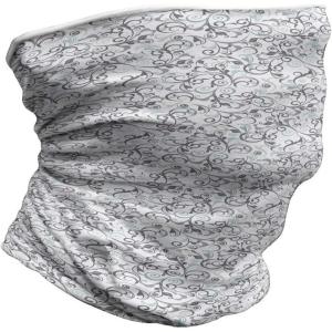 Ambesonne Unisex Multicolor Face and Neck Warmers(Damask Antique Curls)