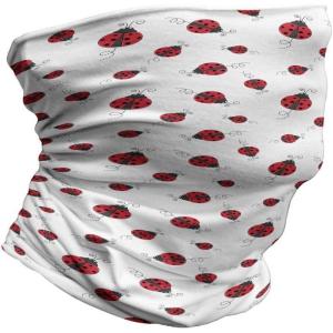 Ambesonne Unisex Multicolor Face and Neck Warmers(Dotted Winged Animals)