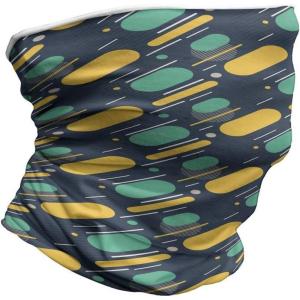 Ambesonne Unisex Multicolor Face and Neck Warmers(Lines Circles Colors)