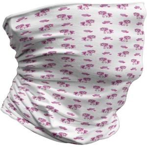 Ambesonne Unisex Multicolor Face and Neck Warmers(Pink Hearts Girls Pony)
