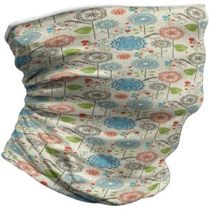 Ambesonne Unisex Multicolor Face and Neck Warmers(Retro Doodle Cheerful)