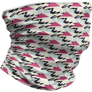 Ambesonne Unisex Multicolor Face and Neck Warmers(Shapes Scribble Lines)